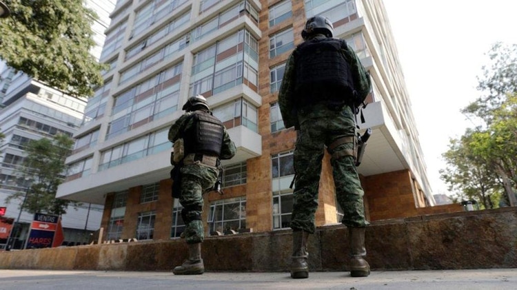 El edificio de departamentos en el que fue detenido “El Licenciado”. (Foto: Reuters)