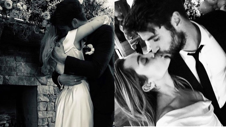 Imágenes de su boda (Foto: Instagram mileycyrus)