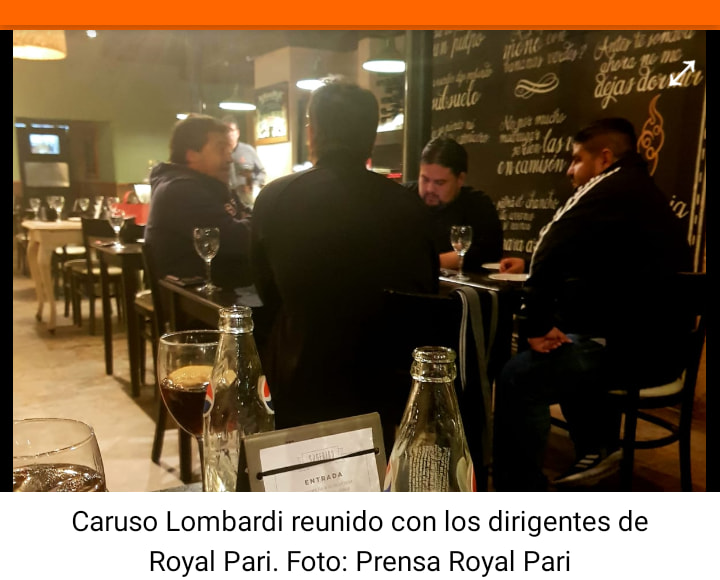 al menos EL SHOW ESTÁ GARANTIZADO La dirigencia de Royal Pari sostuvo una reunión…
