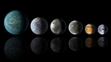 Seis mundos de agua del sistema planetario de Trappist-1, tres de los cuales se encuentran en una zona habitable respecto a su estrella