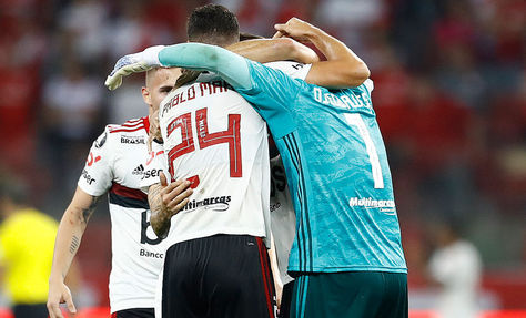 Celebración del conjunto brasileño.