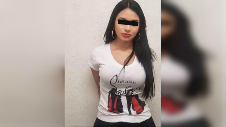 La joven detenida en 2017 que es el estereotipo de las mujeres reclutadas por el grupo criminal (Foto: especial)