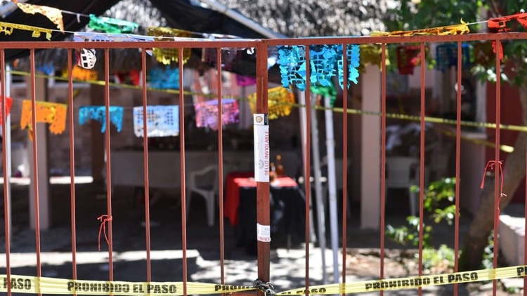 Palapa ‘La Potra’, lugar de la masacre (Foto: Cuartoscuro)