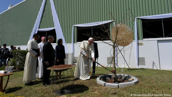El papa Francisco en su visita a Madagascar.
