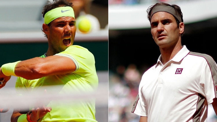 Rafa Nadal y Roger Federer, dos de los mejores tenistas de todos los tiempos (Reuters)