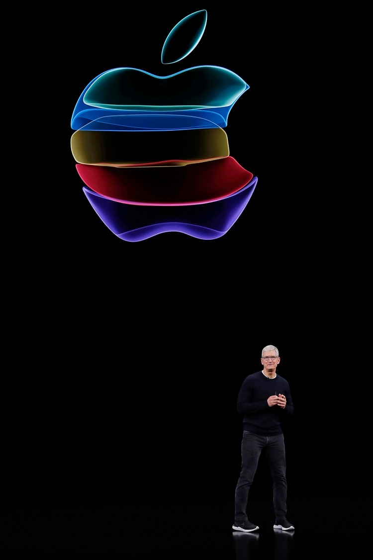 Tim Cook, CEO de Apple, estuvo a cargo del discurso de apertura del evento, como ocurre todos los años (REUTERS/Stephen Lam)