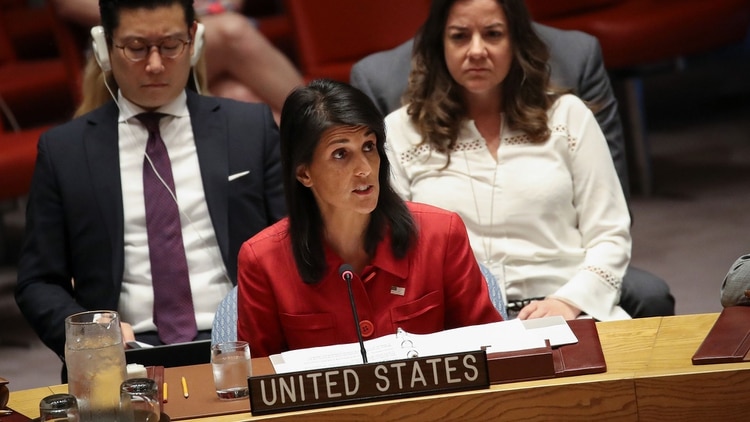 Nikki Haley renunció al cargo de embajadora de EEUU ante la ONU hace nueve meses (Getty Images)