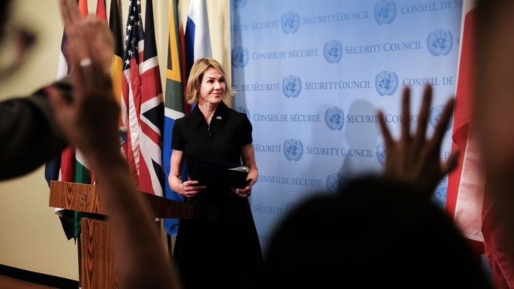 Kelly Craft viene de desempeñarse como embajadora norteamericana en Canadá (AFP)
