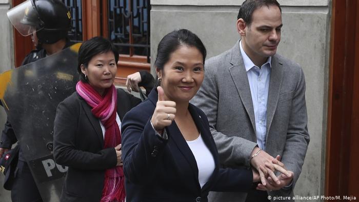 Peru Justiz - Keiko Fujimori in Lima (picture alliance/AP Photo/M. Mejia)