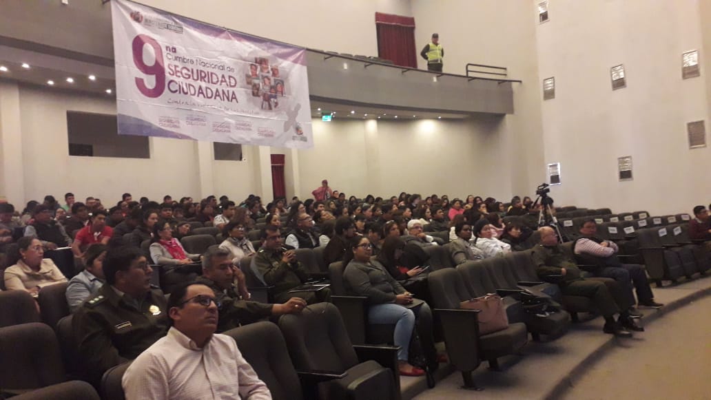 Tarija es el escenario de la Cumbre Nacional de Seguridad Ciudadana