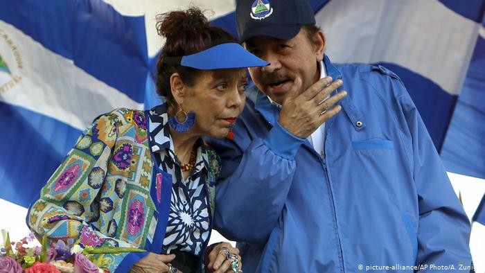 Daniel Ortega y Rosario Murillo, presidente y vicepresidenta de Nicaragua. 
