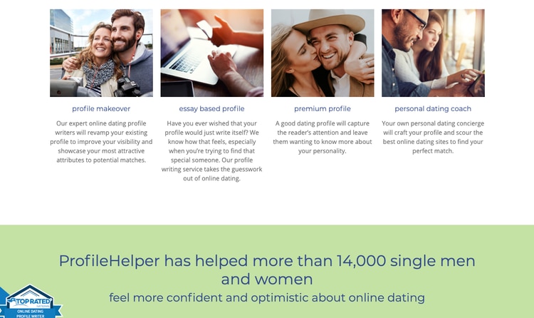 Profile Helper fue fundada por un redactor de perfiles de Match.com, que hasta 2005 brindaba ese servicio.