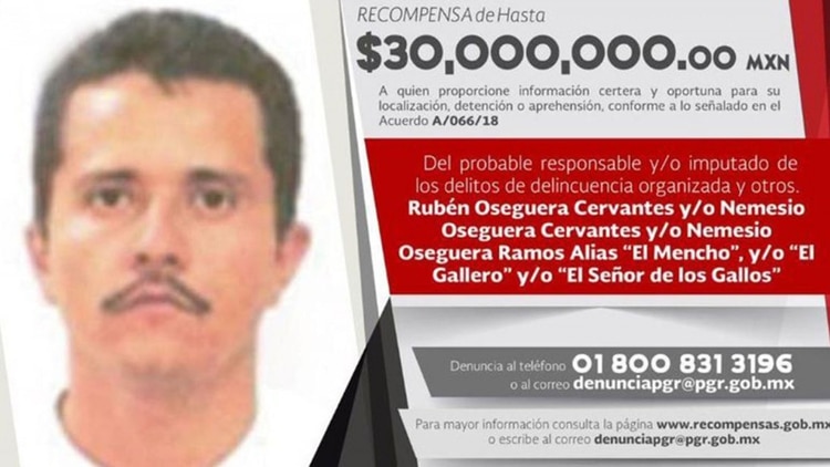 “El Mencho”, fundador del CJNG es uno de los hombres más buscados en Estados Unidos y México (Foto: especial)