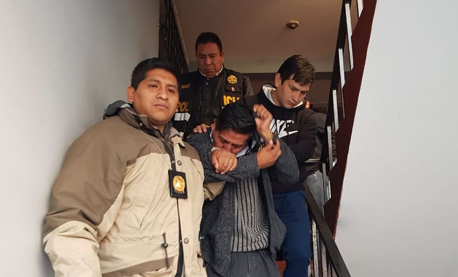 La Policía capturó este lunes al taxista, quien niega haber secuestrado y ultrajado al menor. (Foto: Lino Mamani)
