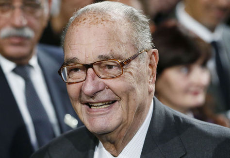 Jacques Chirac en una ceremonia de entrega de premios en 2014. Foto: AFP
