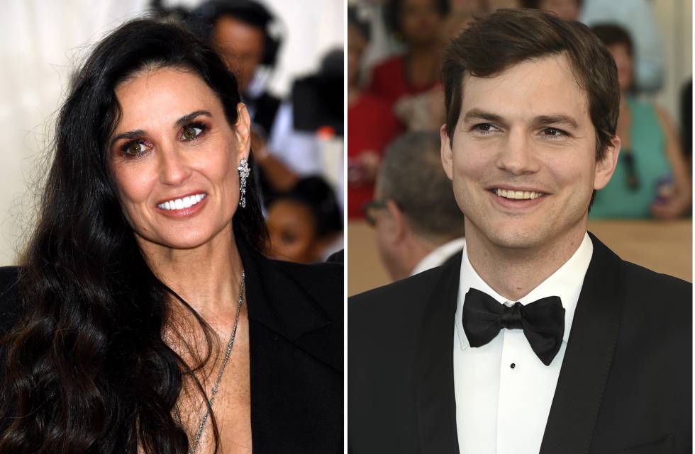 Demi Moore y Ashton Kutcher. 
