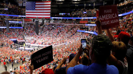 Acto de la campaña de reelección de Donald Trump en Orlando, Florida, 18 de junio de 2019