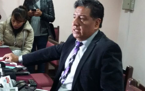 El fiscal departamental de La Paz, Williams Alave.