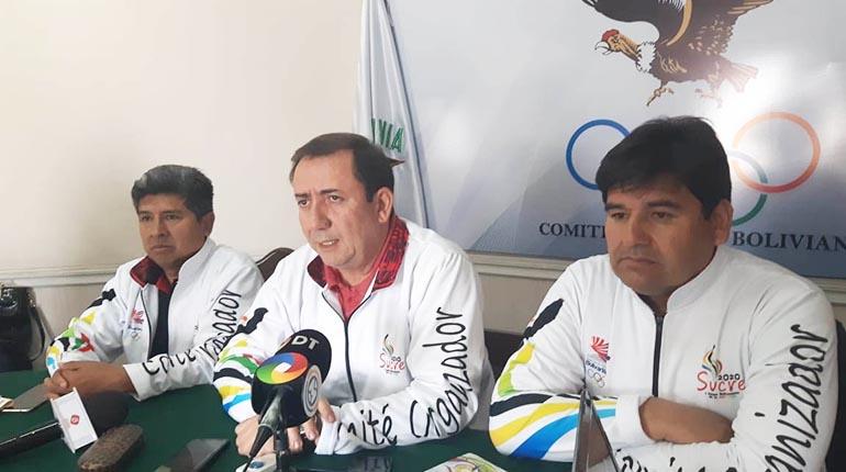 Wilbert Ramos (izq.), director de Cobol, junto a Marco Arze, presidente del COB. | COB