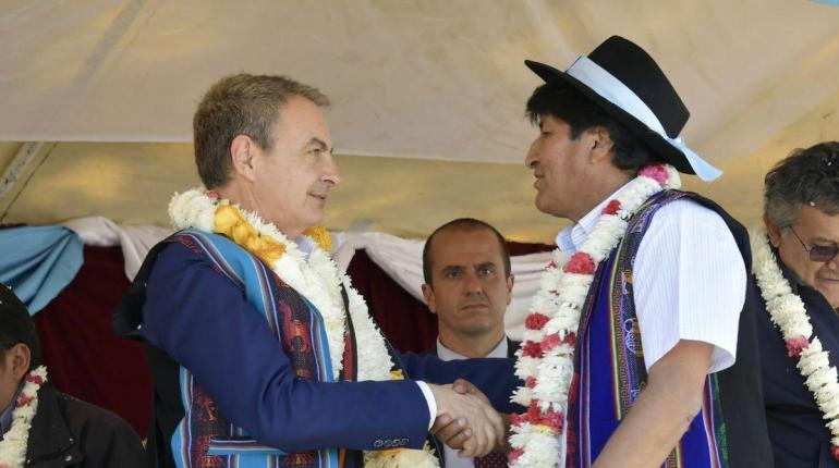 José Luis Rodríguez Zapatero y Evo Morales. | Agencias