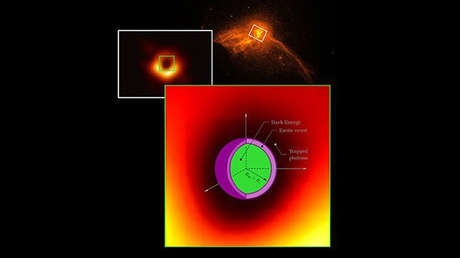 Una imagen de Powehi, el centro galáctico del M87 tal y como lo ven Kevin Croker y Joel Weiner