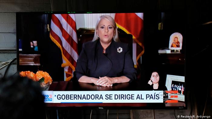 Puerto Rico | Fernsehansprache der Gouverneurin Wanda Vazquez Garced zur Schuldenumstrukturierung (Reuters/R. Arduengo)