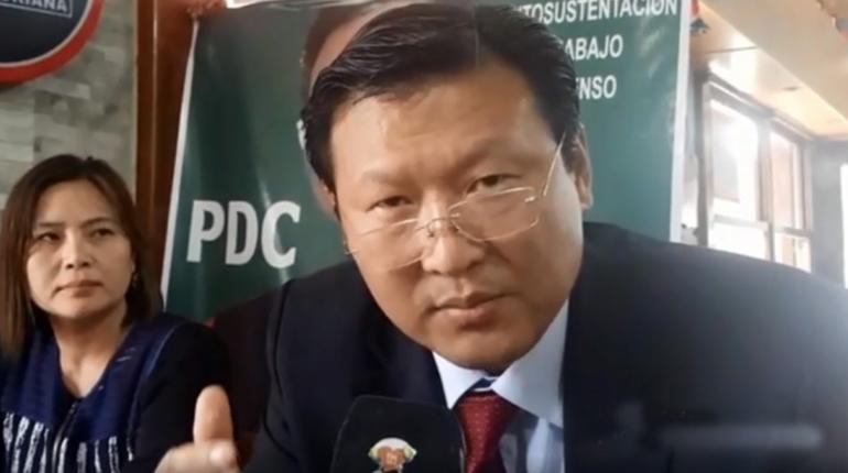 Candidato del PDC, Chi Hyun Chung. | Captura de pantalla