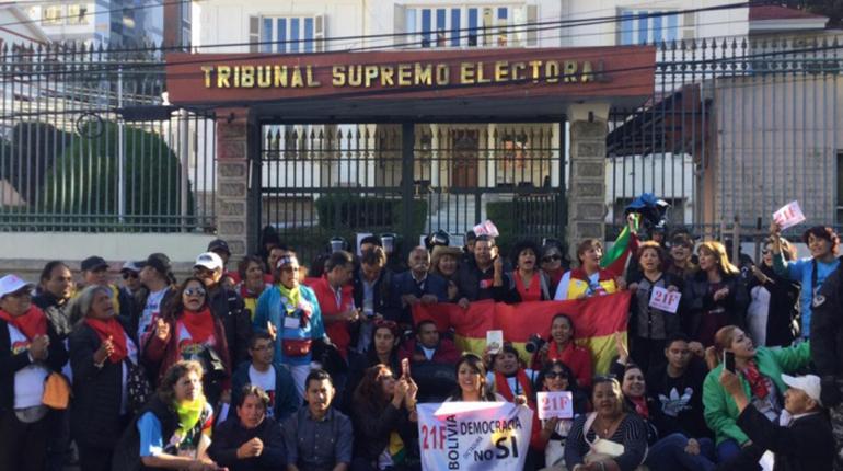 Reunión de las plataformas en La Paz. | ANF