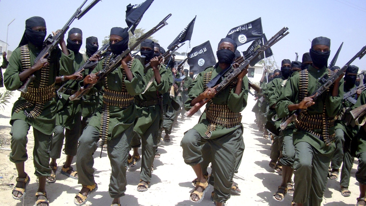 Terroristas del grupo Al Shabab (archivo)