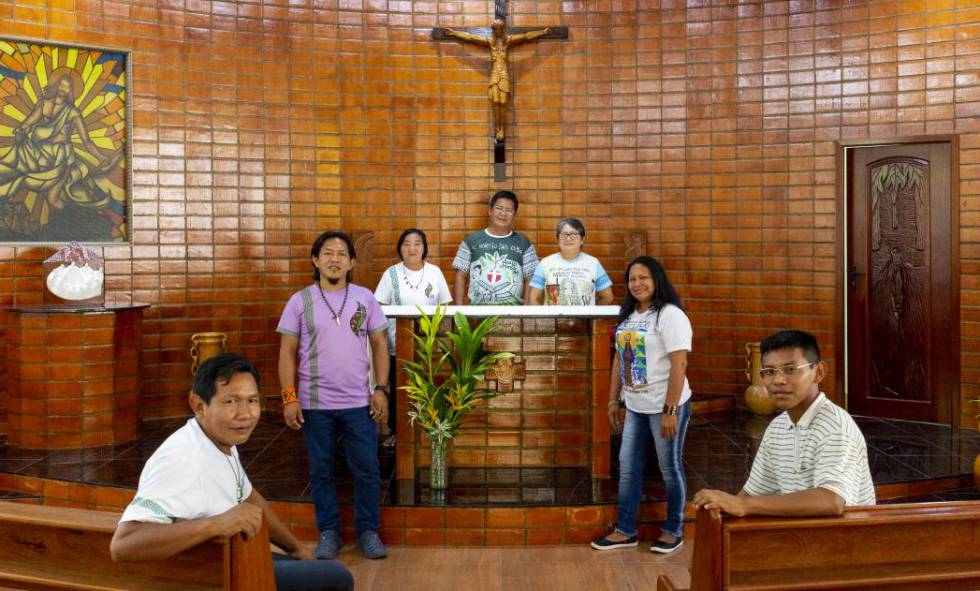 Participantes en la asamblea regional del norte, celebrada en Manaos, para preparar el sínodo de la Amazonia.