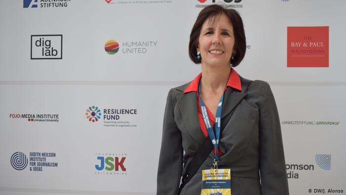 Hamburg Global Investigative Journalism Conference 2019 | Marina Walker, GIJN (DW/J. Alonso)