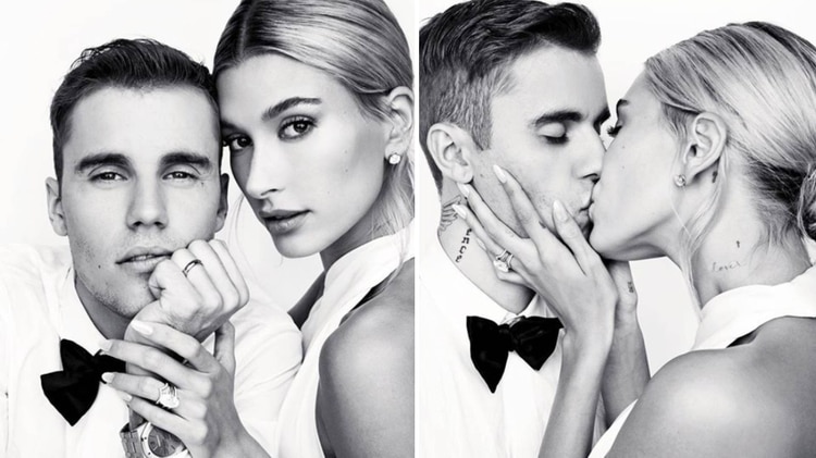 Hailey Bieber no se ha cansado de presumir las primeras fotos con su marido, el cantante Justin Bieber (Foto: Instagram @Haileybieber)