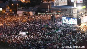 Protestas en Santa Cruz.