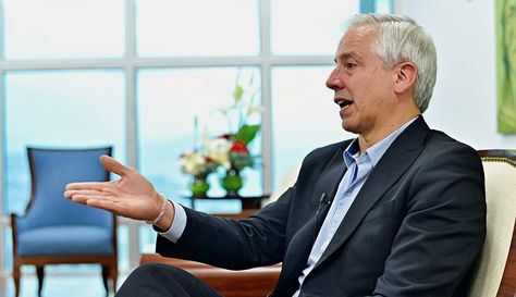 Álvaro García Linera en entrevista con La Razón. Foto: Pedro Laguna