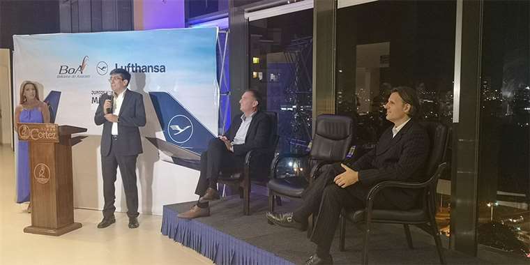 Satisfacción. Ronald Casso destacó el acuerdo con la compañía alemana