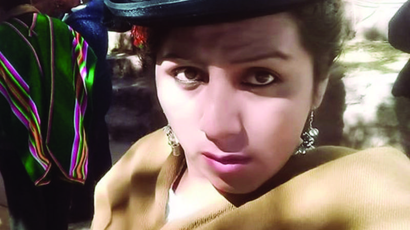 “Gracias a Dios y  la Pachamama mi  pueblo me aceptó como Trans”