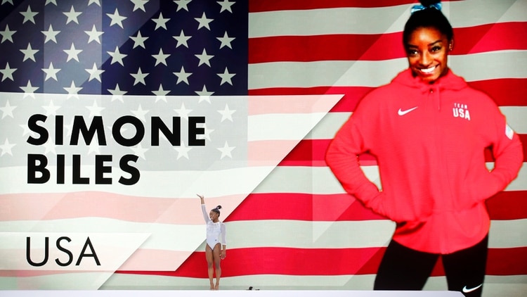 Simone Biles conquistó Stuttgart