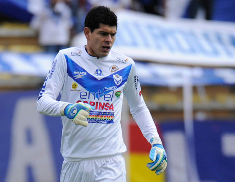 El golero cruceño Carlos Lampe. Foto: Archivo-La Razón