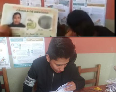 Denuncia que cuando fue a votar se enteró que ya figuraba como si hubiera sufragado.Captura de imagen 