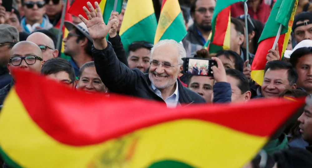 Carlos Mesa, candidato presidencial boliviano