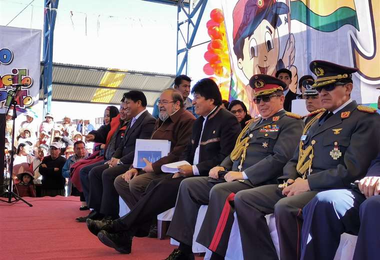 La máxima autoridad llegó a la ciudad de El Alto I Foto: Presidencia.