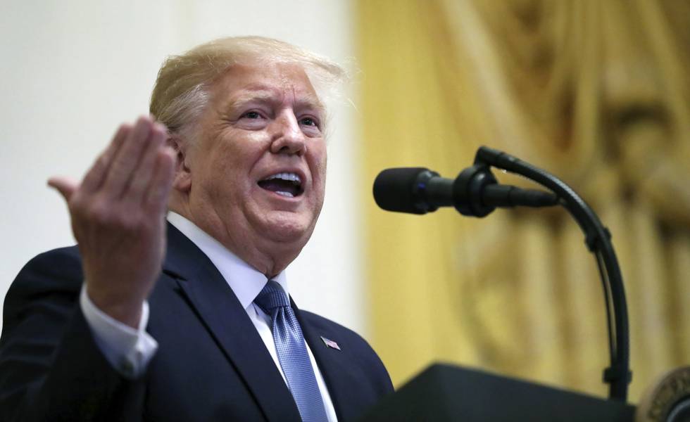 El presidente de EE UU, Donald Trump, el 4 de octubre en la Casa Blanca. 