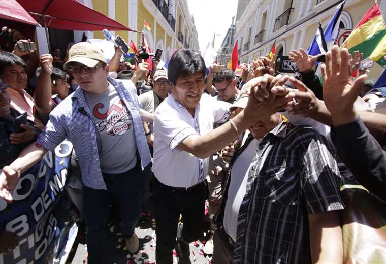 El jefe de Estado estuvo en Cochabamba I Foto: APG Noticias.