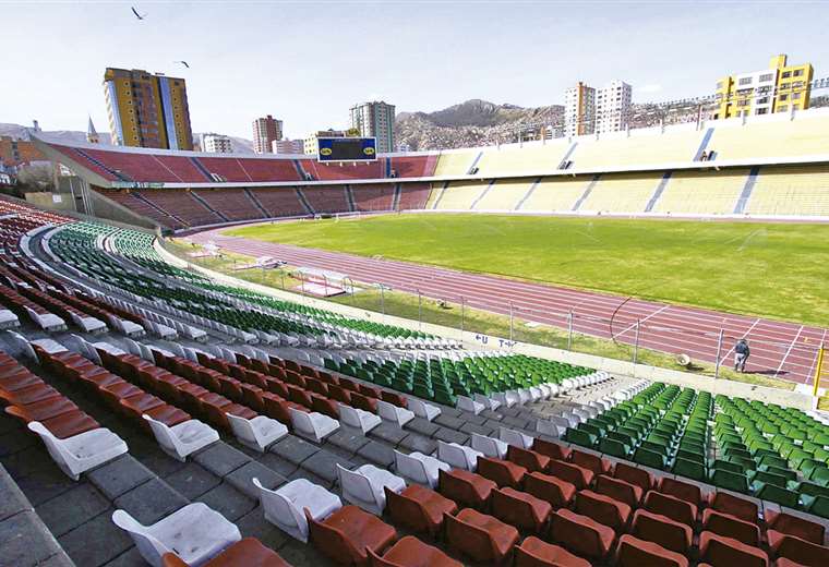 Vista del estadio Hernando Siles. Foto: Página Siete