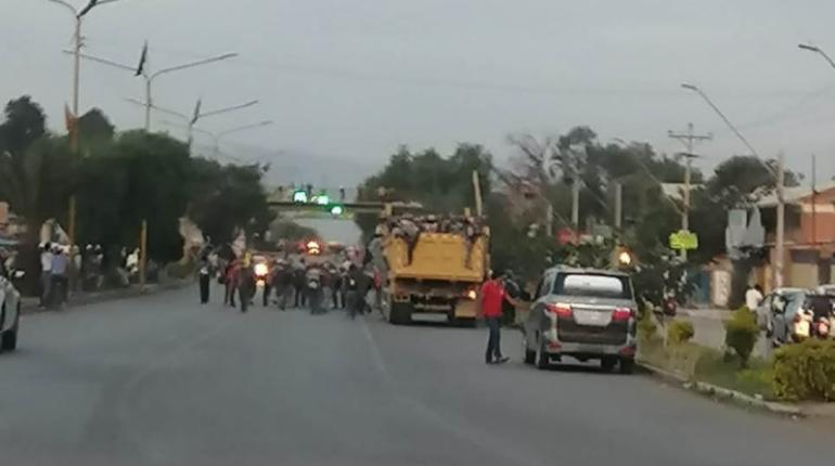Mineros llegan a Cochabamba. | Redes sociales