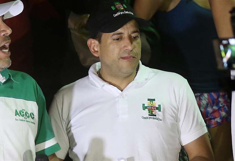 Luis Fernando Camacho, presidente del Comité Pro Santa Cruz