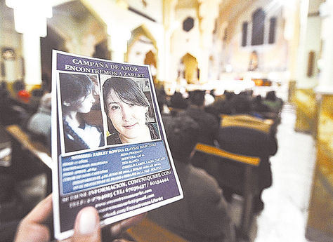 Misa. En 2015, la familia realizó una misa en María Auxiliadora.