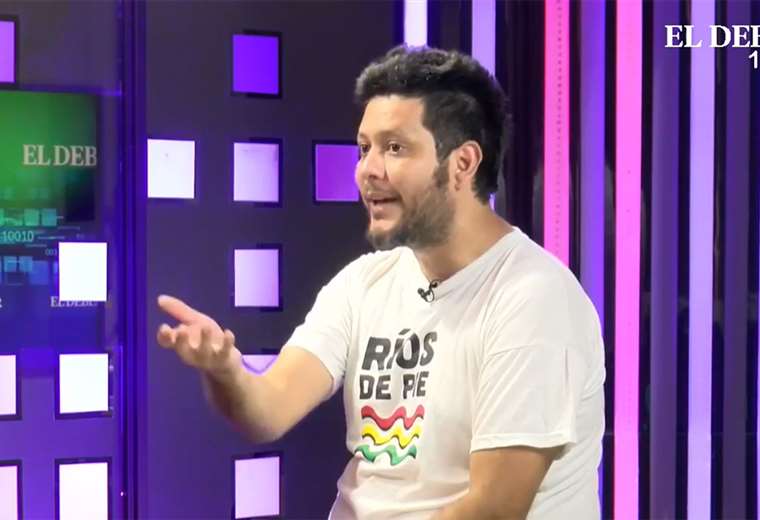 Federico Morón estuvo en el set de El Deber Streaming (captura)