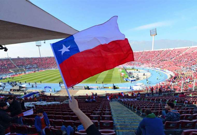 El estadio Nacional de Santiago será sede de la final entre River y Flamengo. Foto: AFP