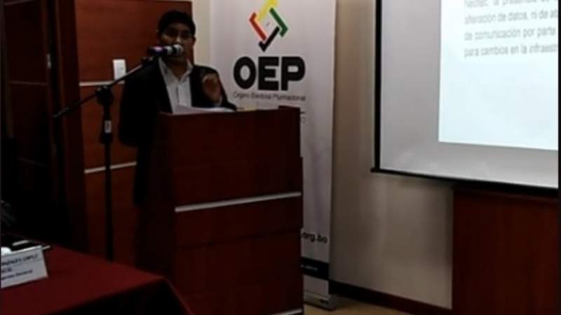 Vocal Mamani: los resultados son sagrados y serán respetados, porque es la voluntad popular